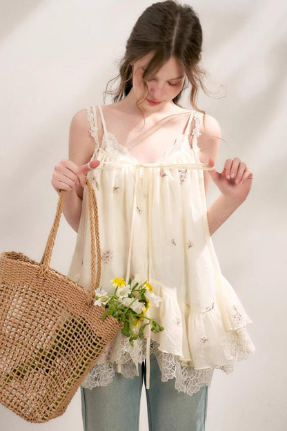 Silk Summer Camisole Set-Up