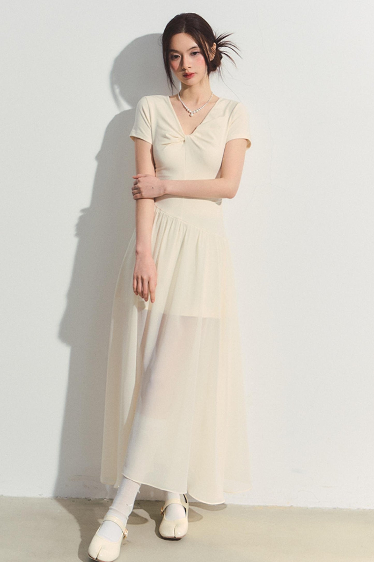 Twist Summer A-Line Dress