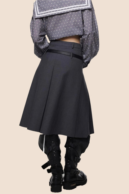 Vintage Pleated Summer Skirt