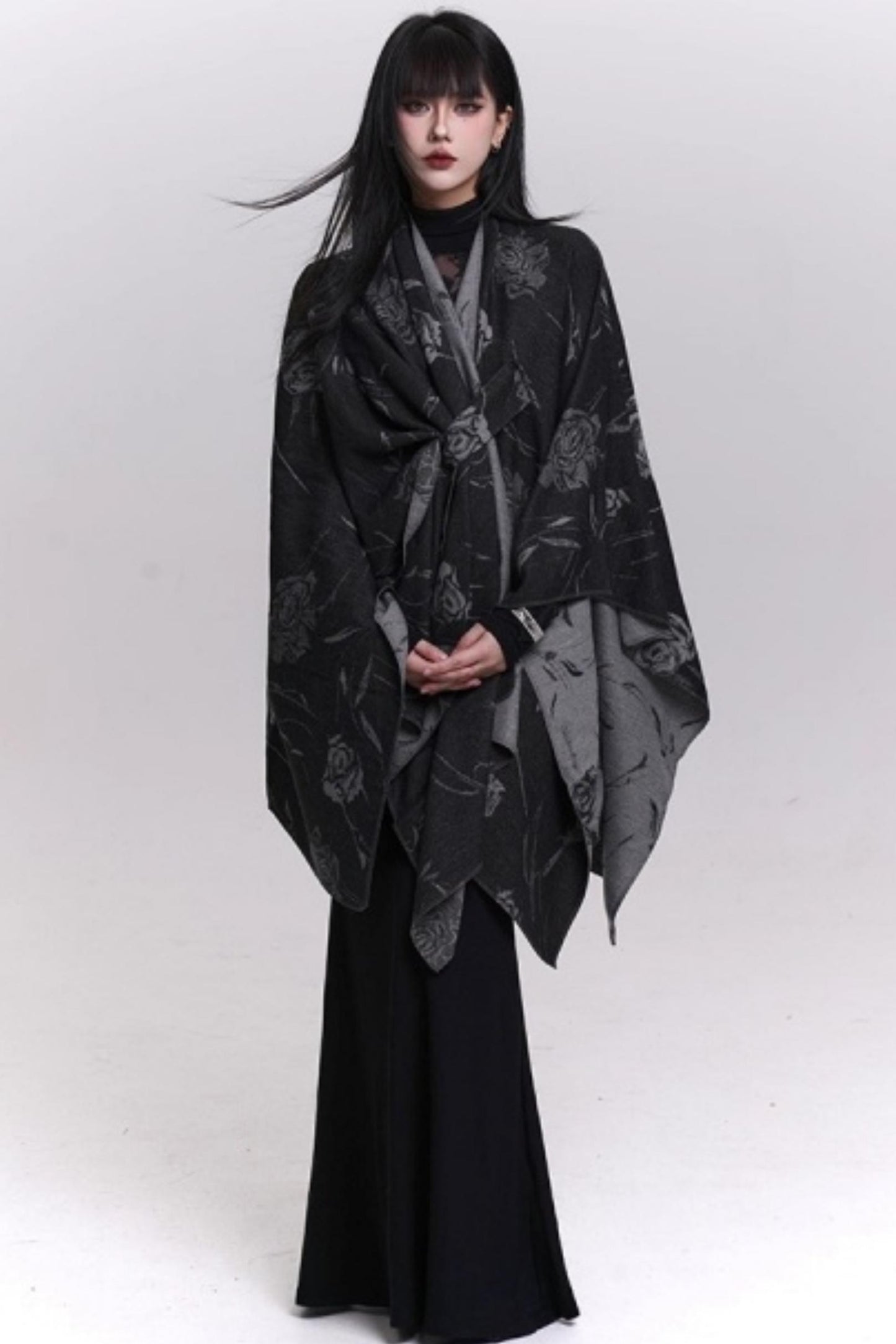 Ghost Girl Scarf Cape Shawl