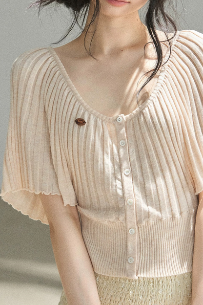 Orange Candy Knit Top