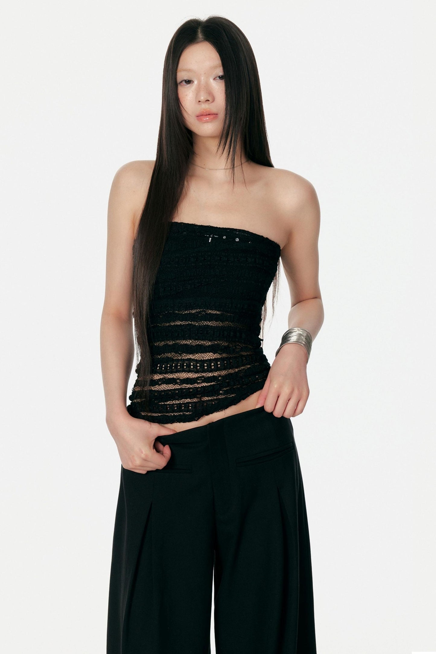 Pure Desire Lace Mesh Top