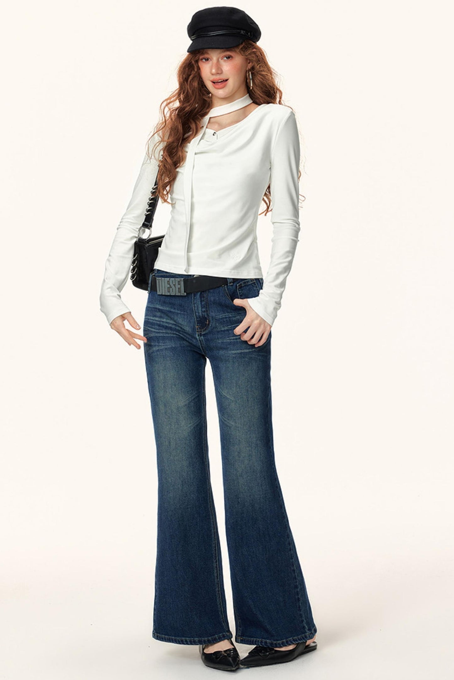 French Ribbon Knit Top