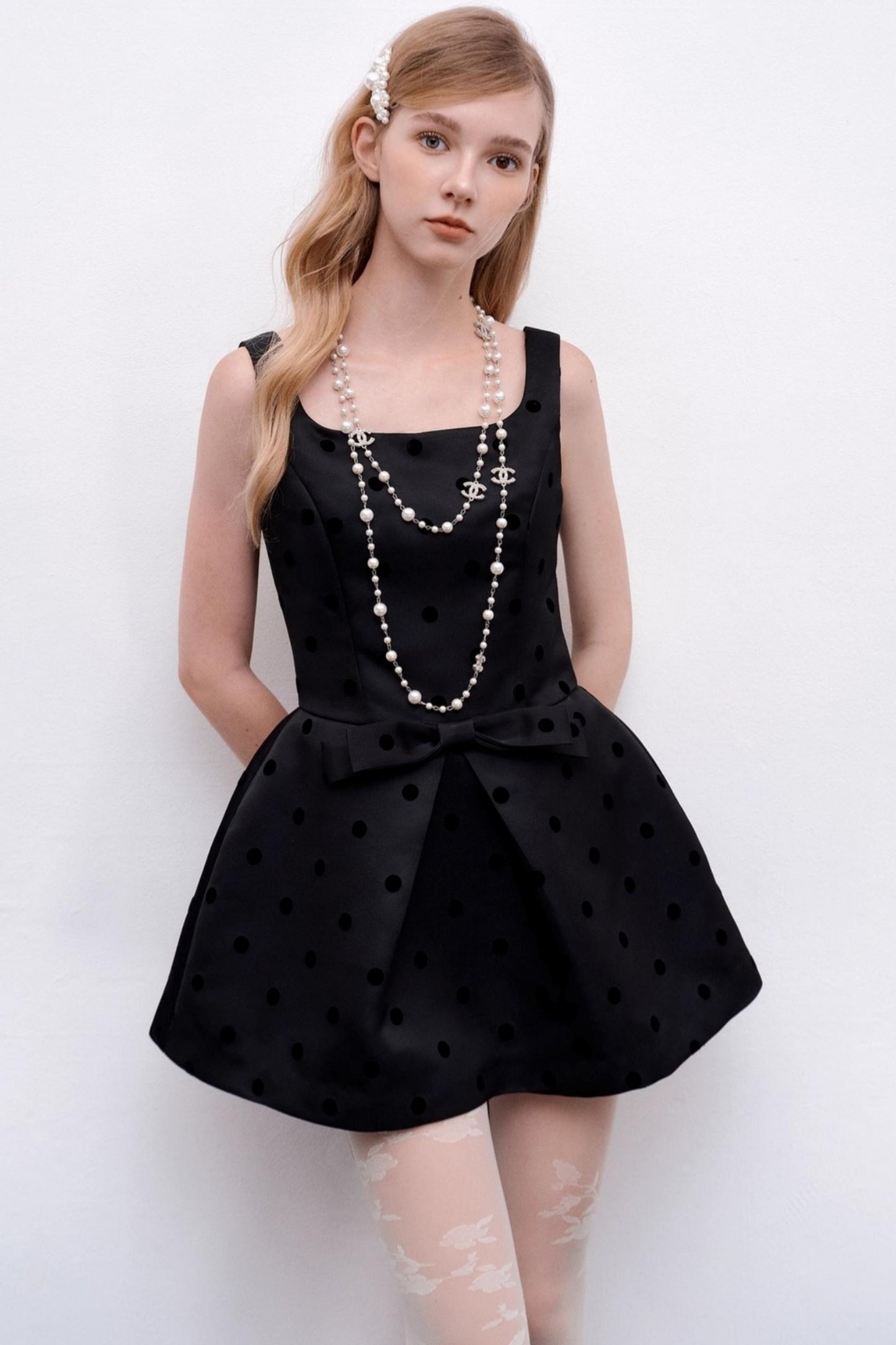 Autumn Black Short A-Line Dress