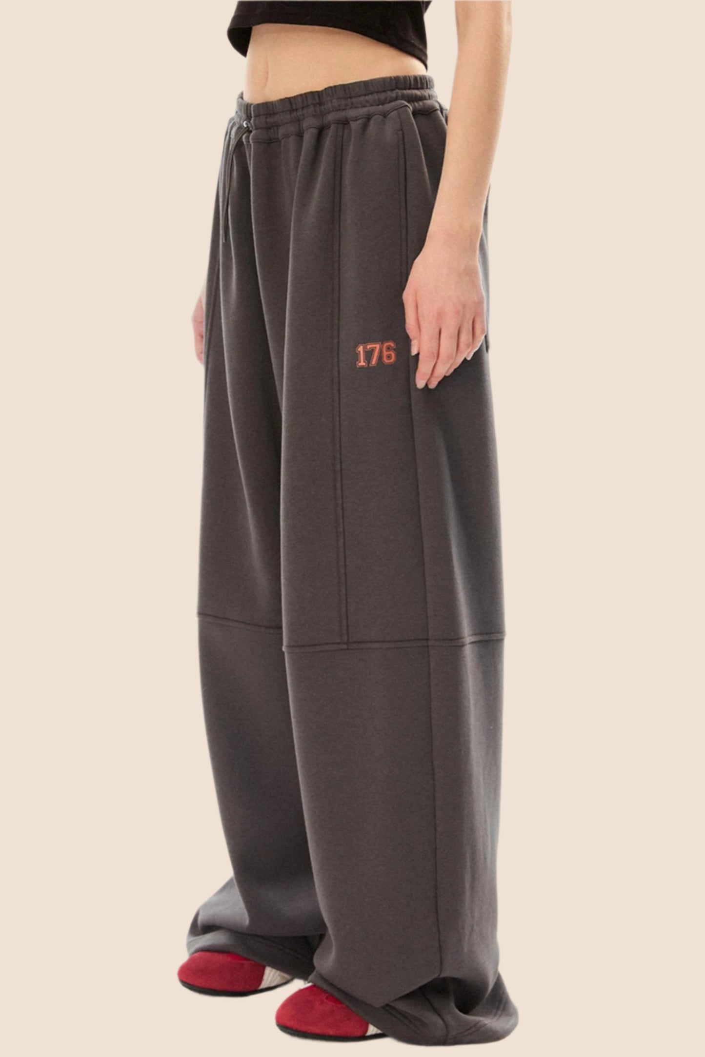 Casual Drapy Straight-Leg Pants