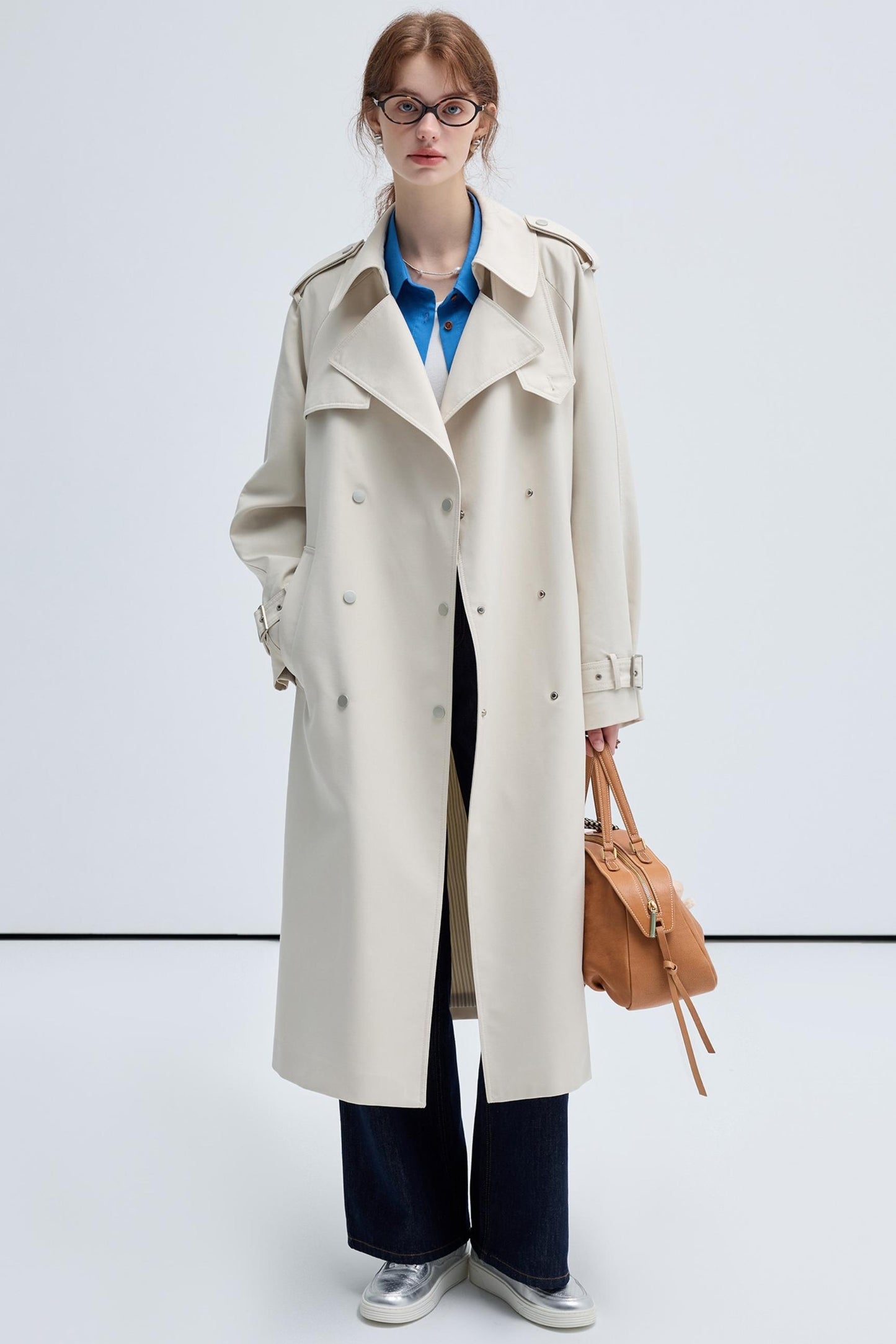 Women's Long Casual Trench Coat