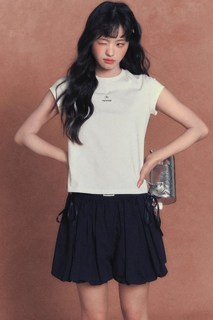 Bloomers Skirts Elastic Tie Bud Shorts Skirt