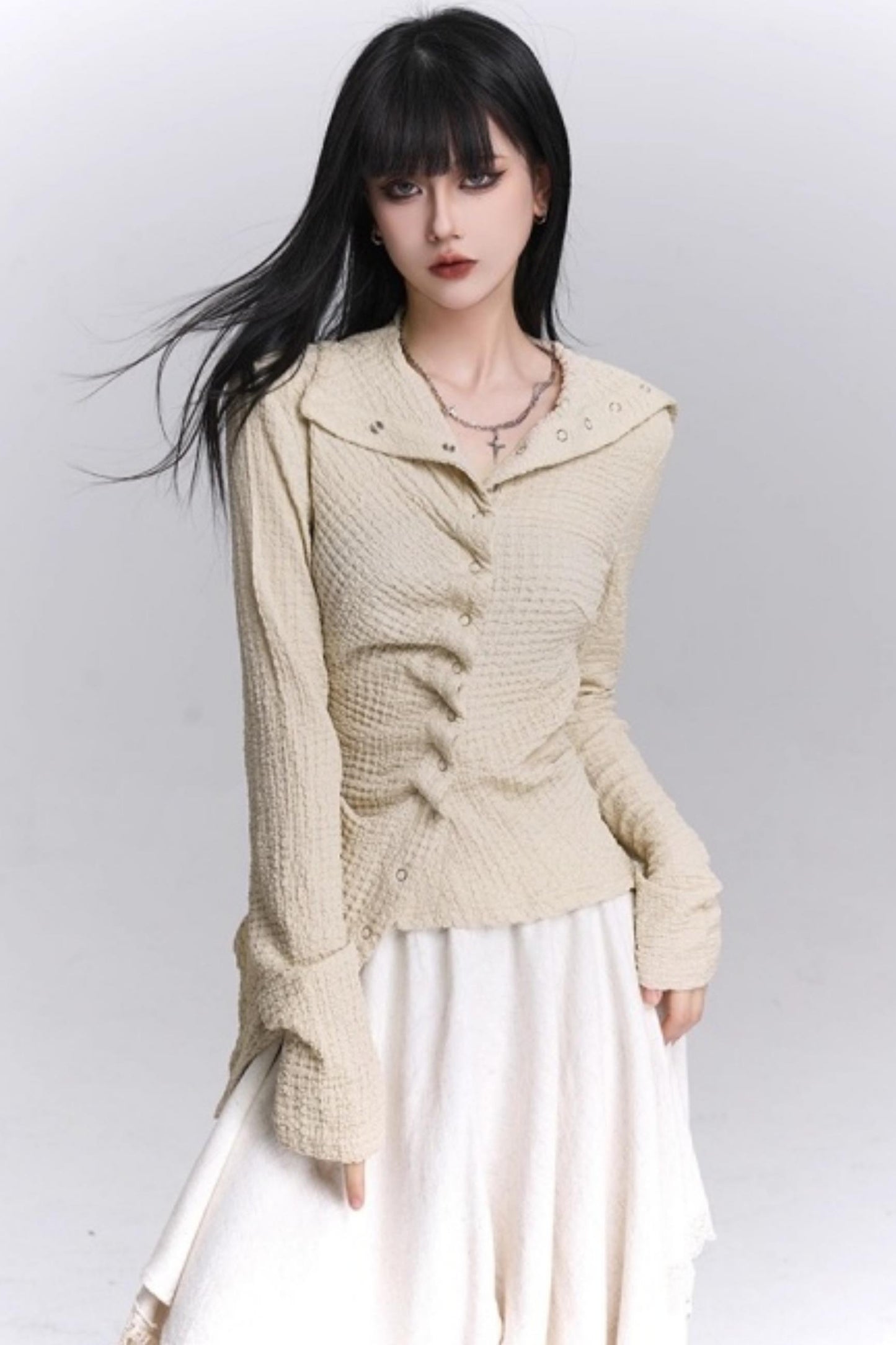 Ghostly Irregular Autumn Shirt