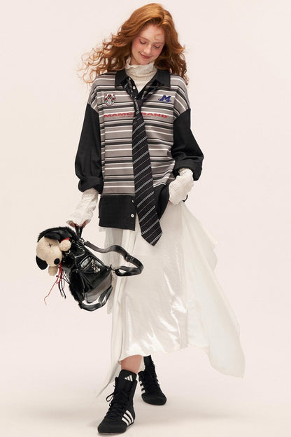 Vintage Striped Polo Shirt