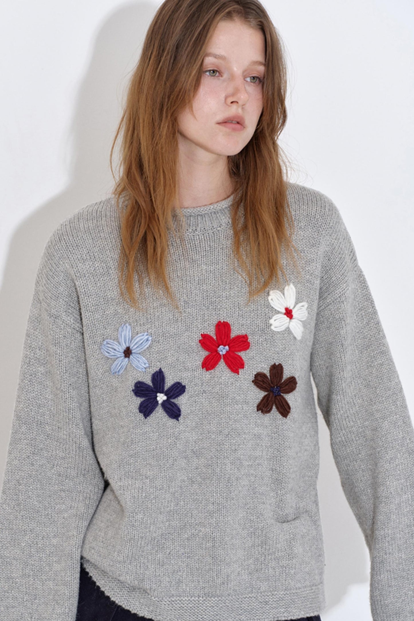 Three-Dimensional Floral Top