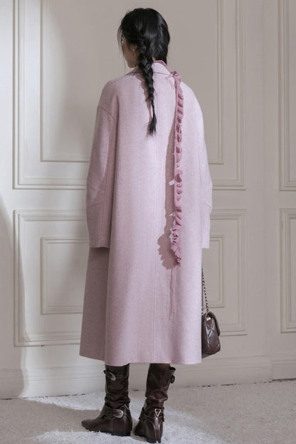 Herringbone Tweed Coat