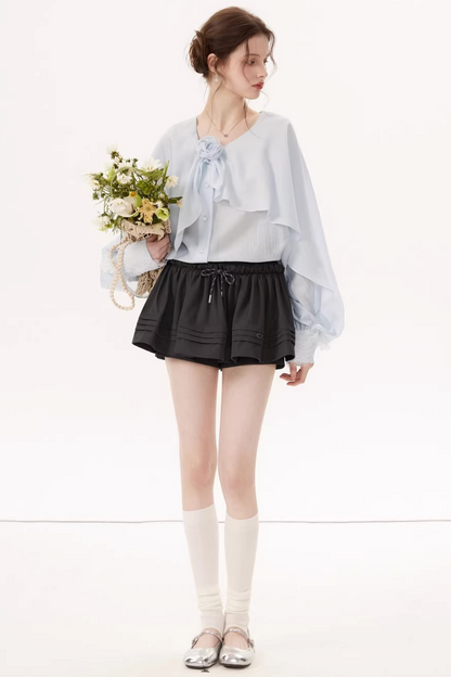 Irregular Textured Blouse