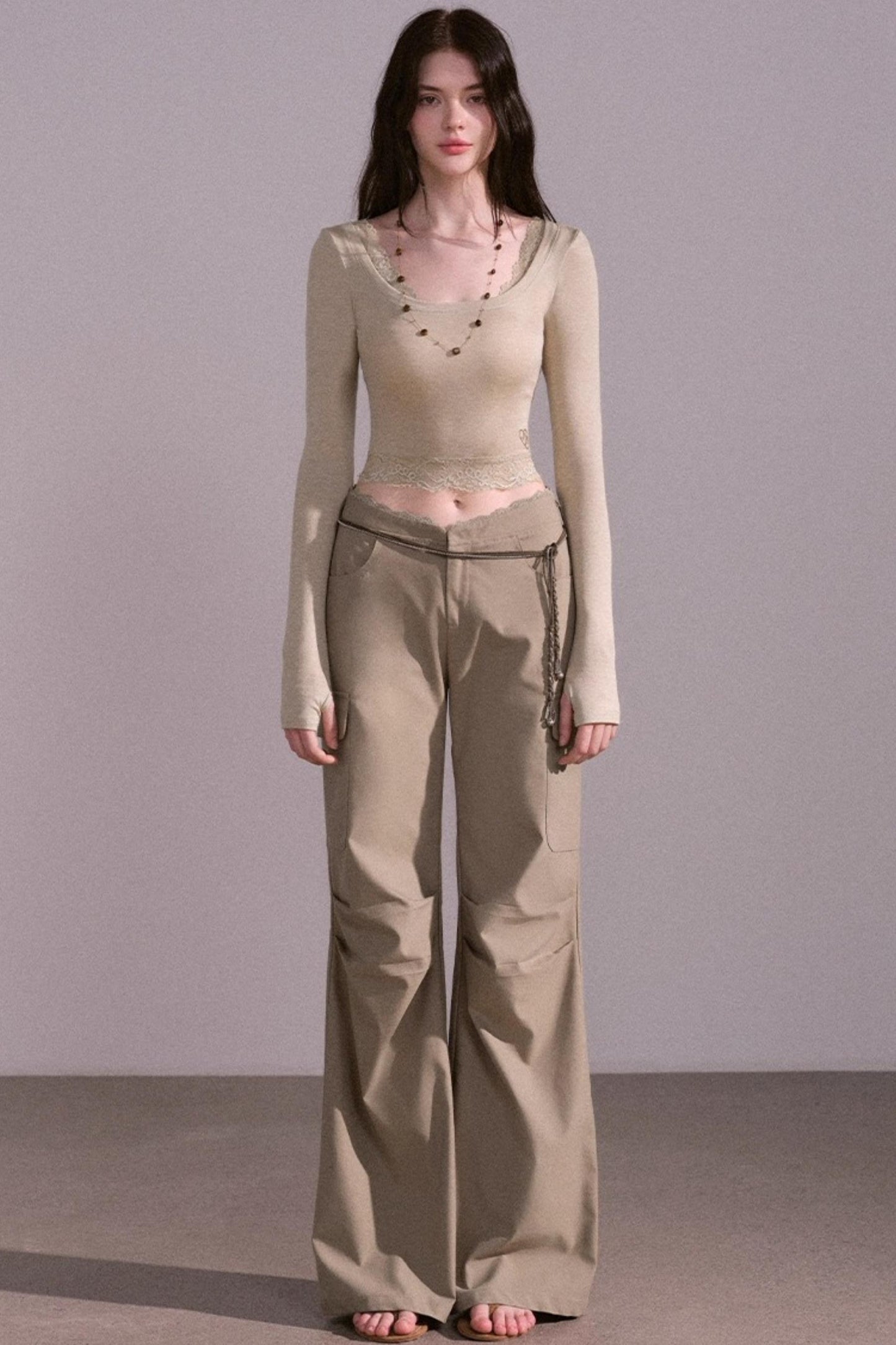 Autumn Wide Cargo Pants