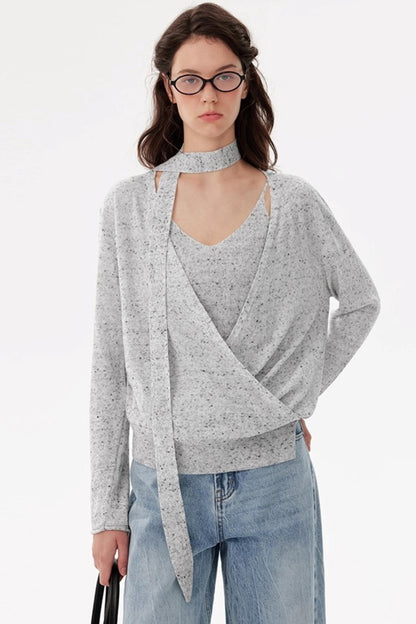 Wrap-Around Folded Linen Vest Set-Up