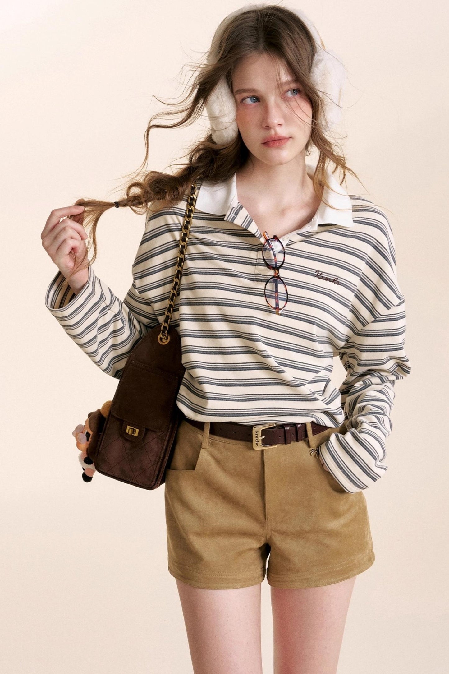 Retro Color-Blocked Polo T-Shirt