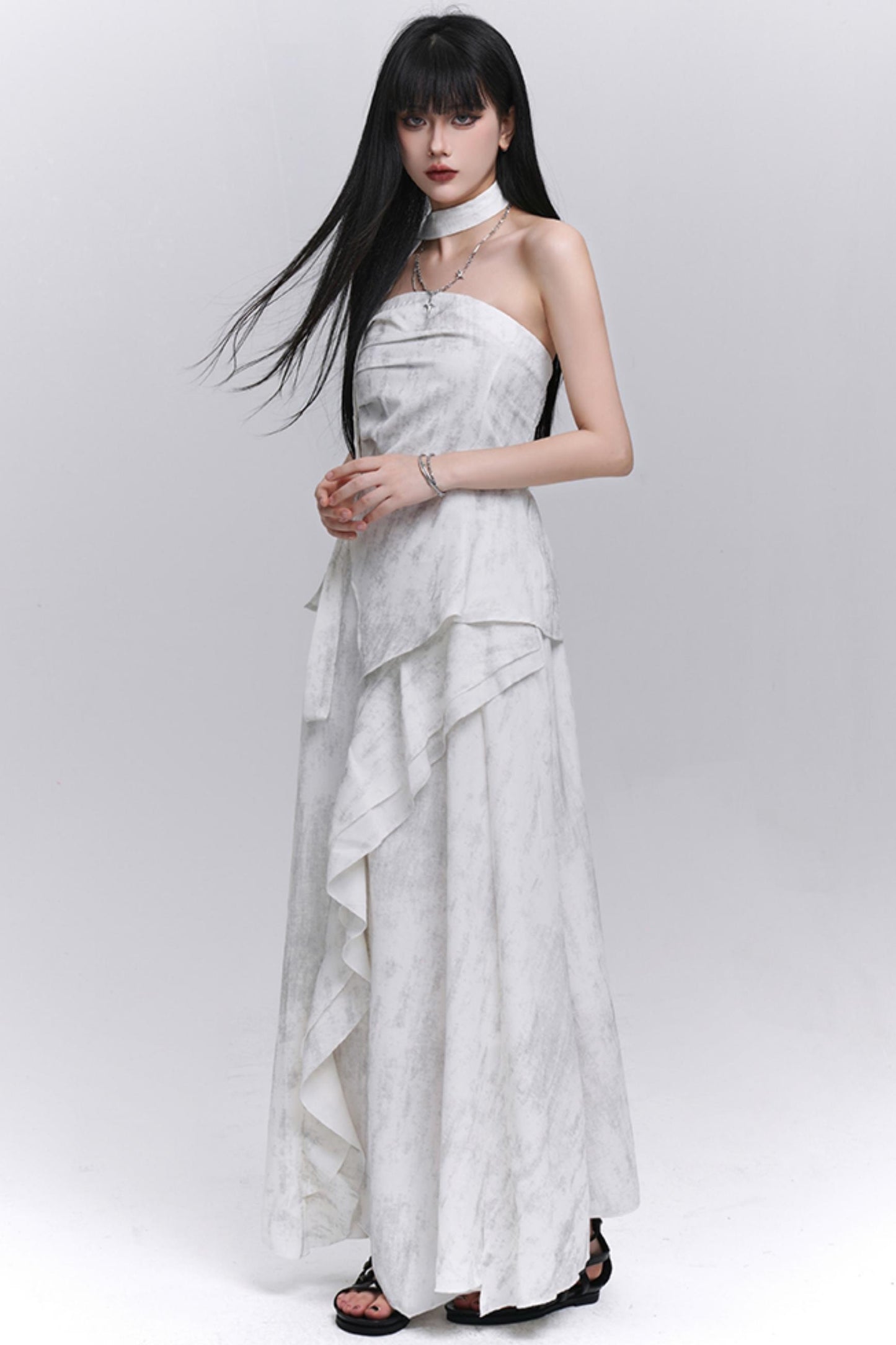 Summer Aesthetic Halter Skirt Set-Up