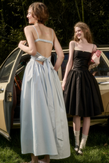 Babyblaues Baumwoll-Feenkleid