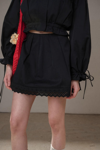 Cotton Trench Coat Set