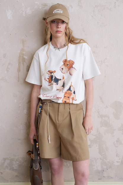 Chic Pleated Wide-Leg Trousers