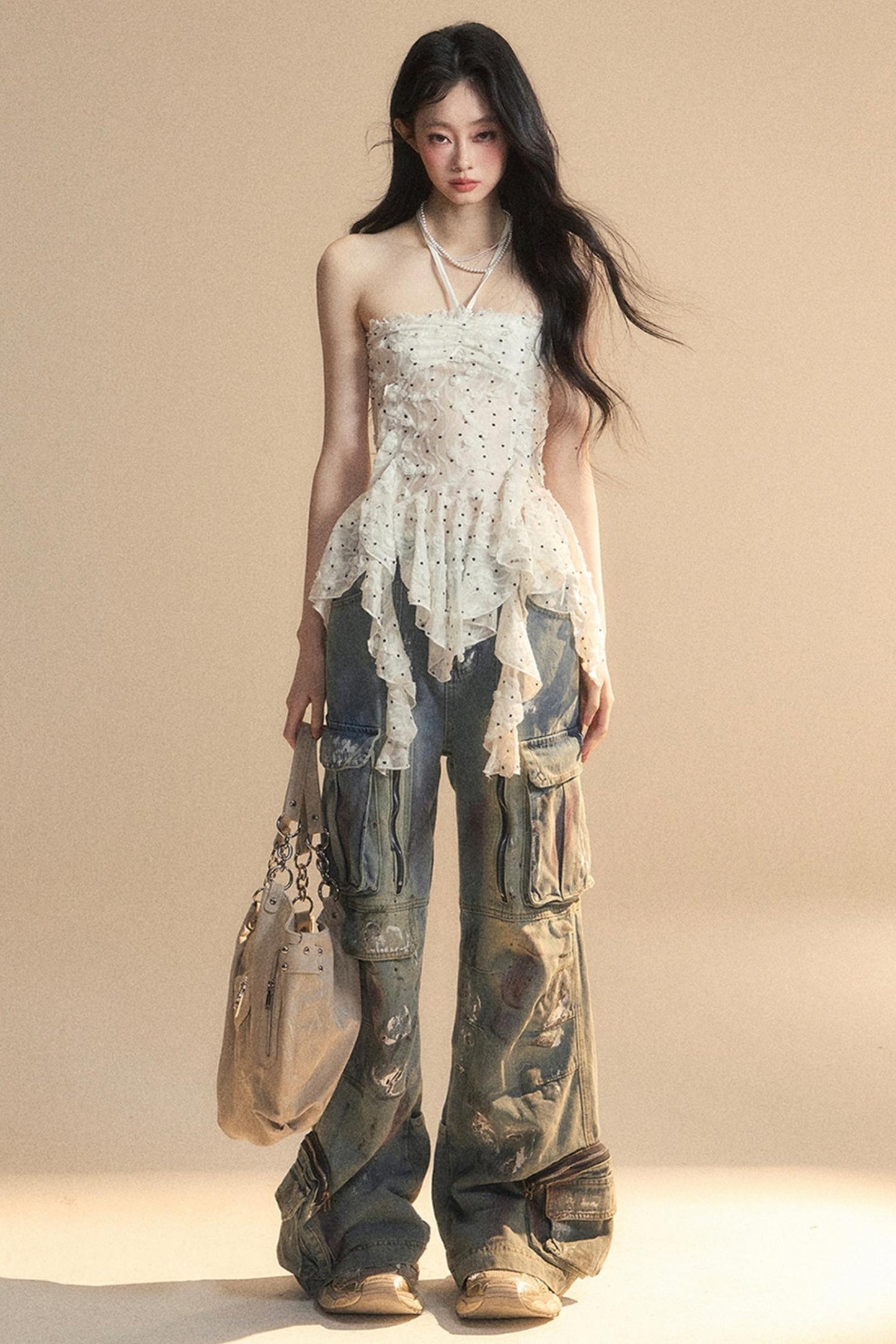 Elegant Night Flower T-Shirt