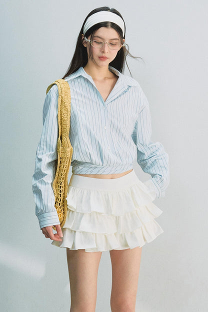 Elegant White Ballet Skirt