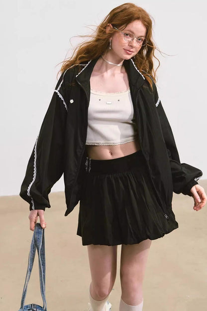 Casual Sun Protection Jacket & Skirt Set-Up