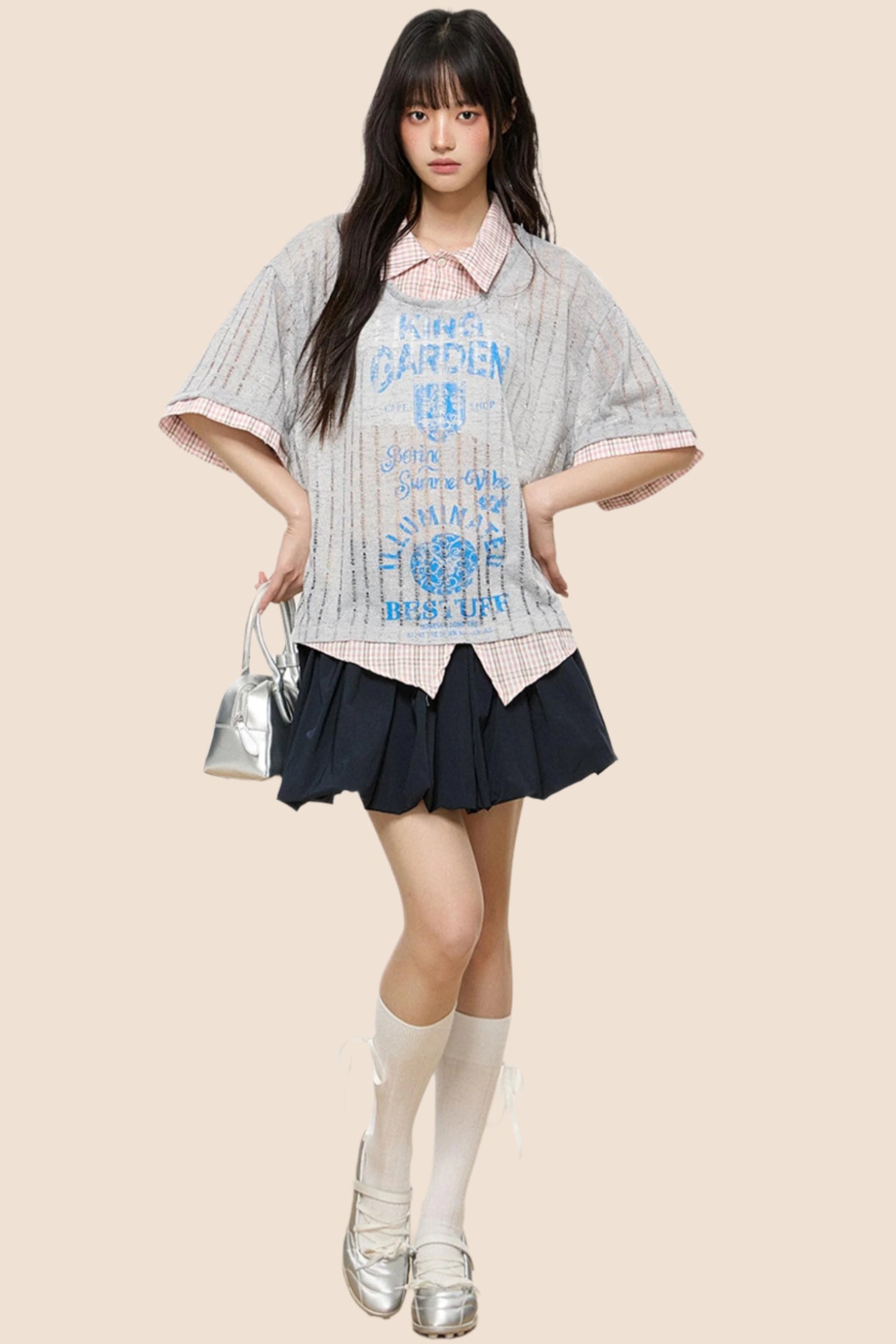 Summer Chic Collared T-Shirt