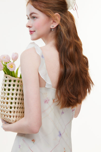 Lightweight V-Neck Chiffon Dress