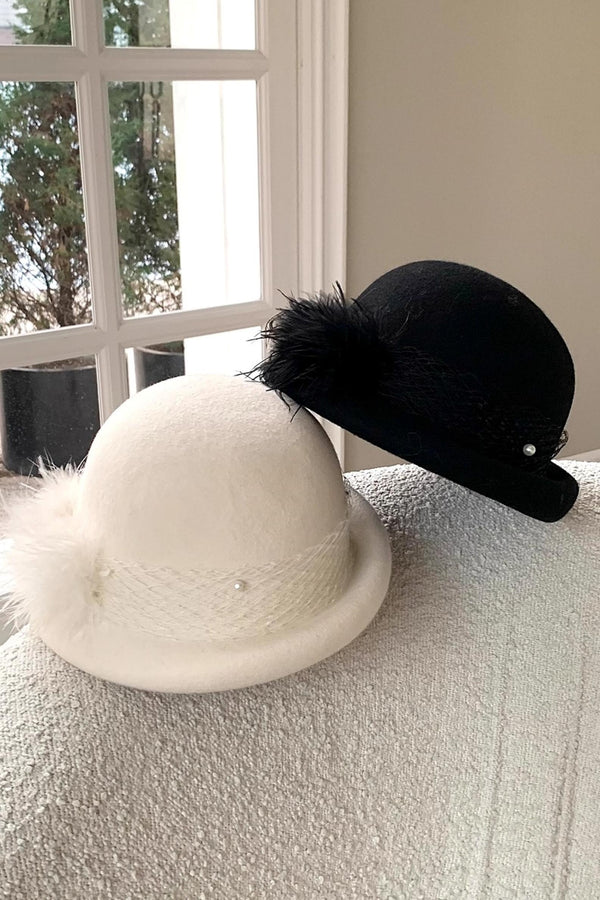 Feather Wool Felt Hat