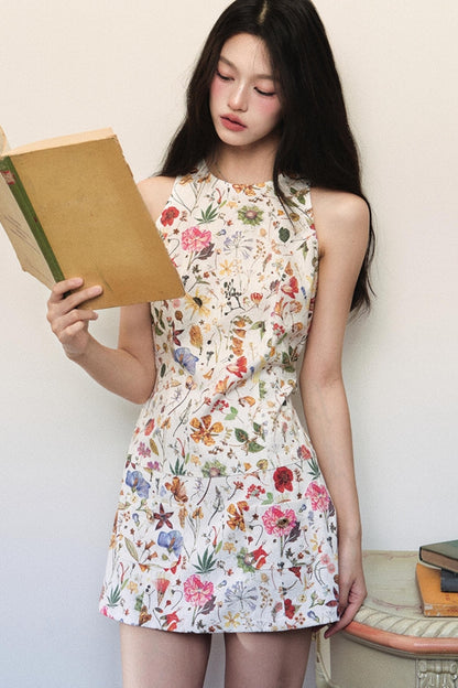 Wind Flower Sleeveless Dress