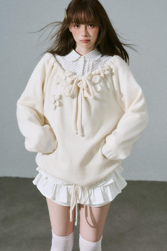 Sweet Girly Knit Top