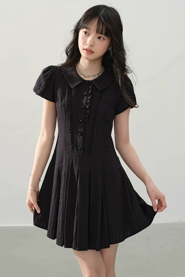 Girl's Elegy Puff Sleeve Dress