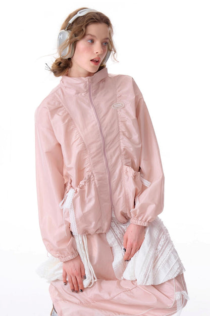 Loose Fit Lace Jacket