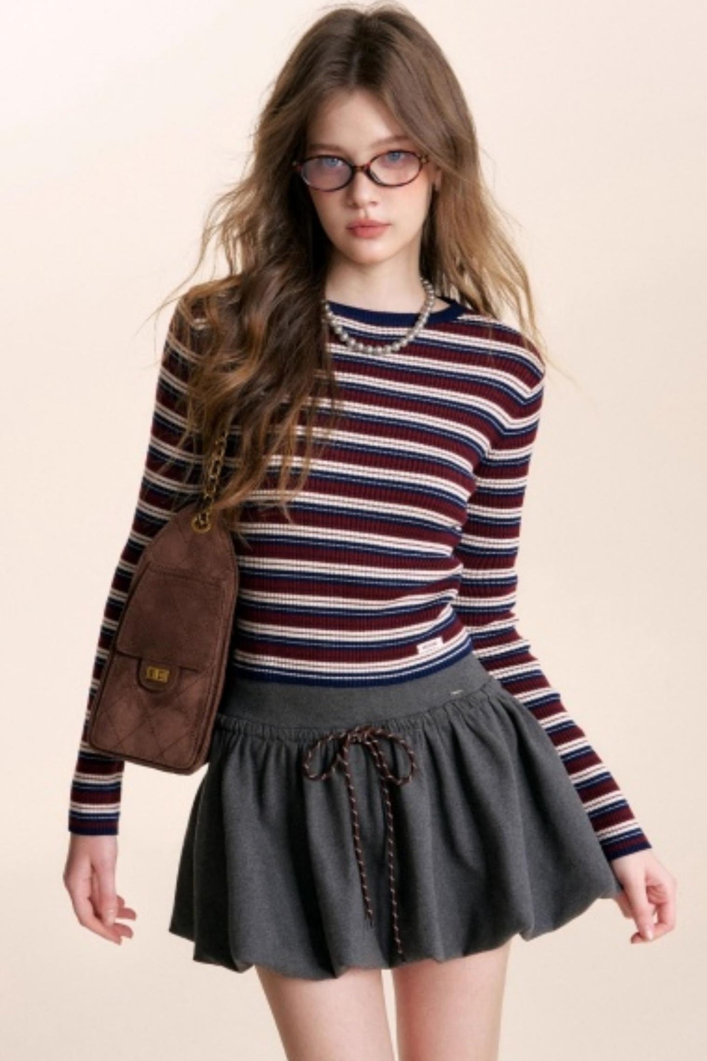 Geek Chic Striped Wool Sweater