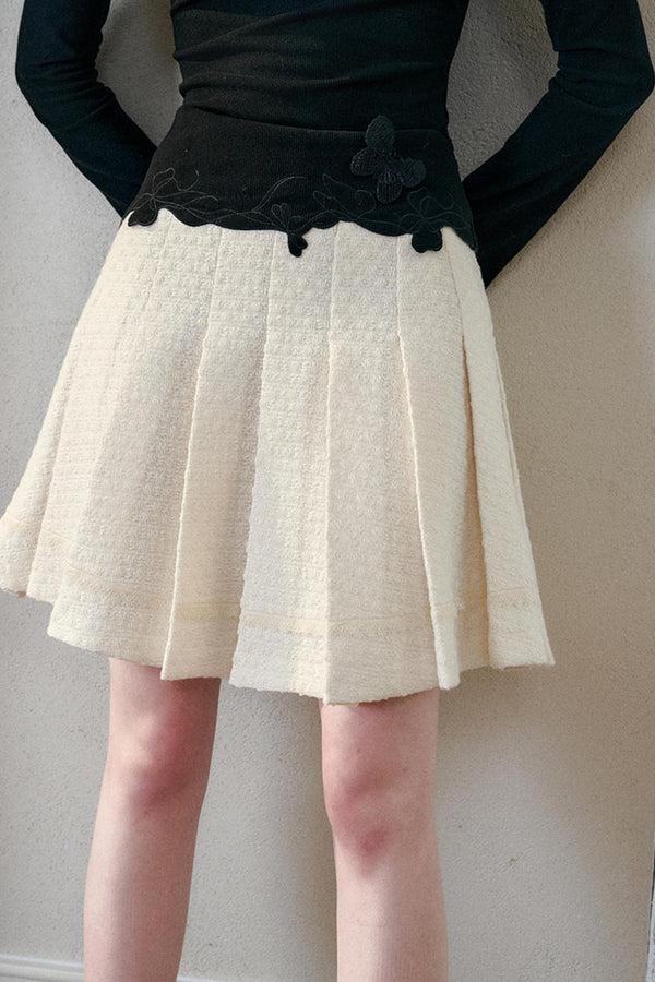 내추럴 울 리딩 타임 코트 세트업 