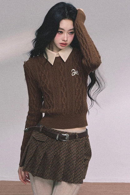 High Intelligence Knitted Top