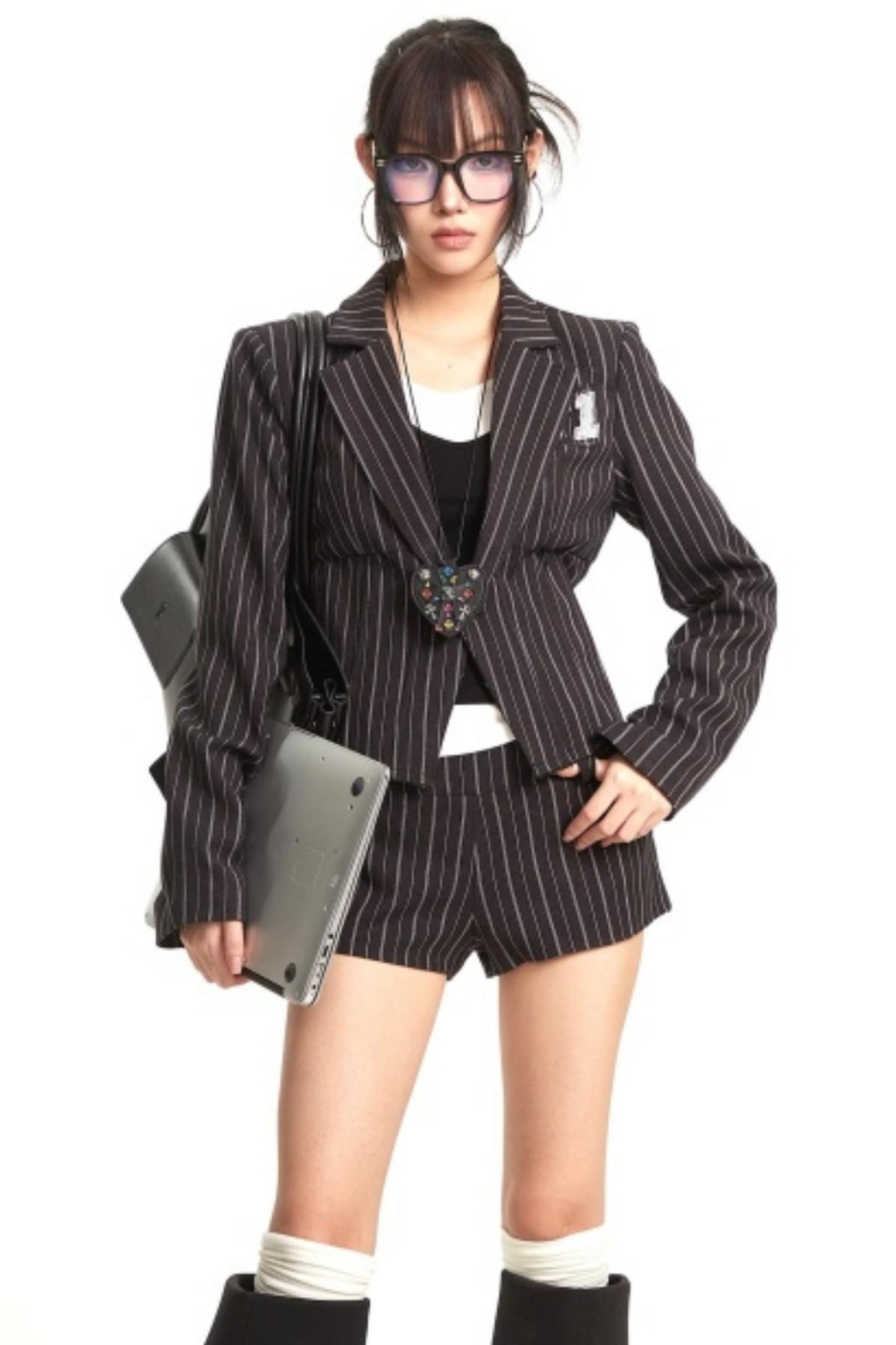 Striped Vintage Blazer Set-Up