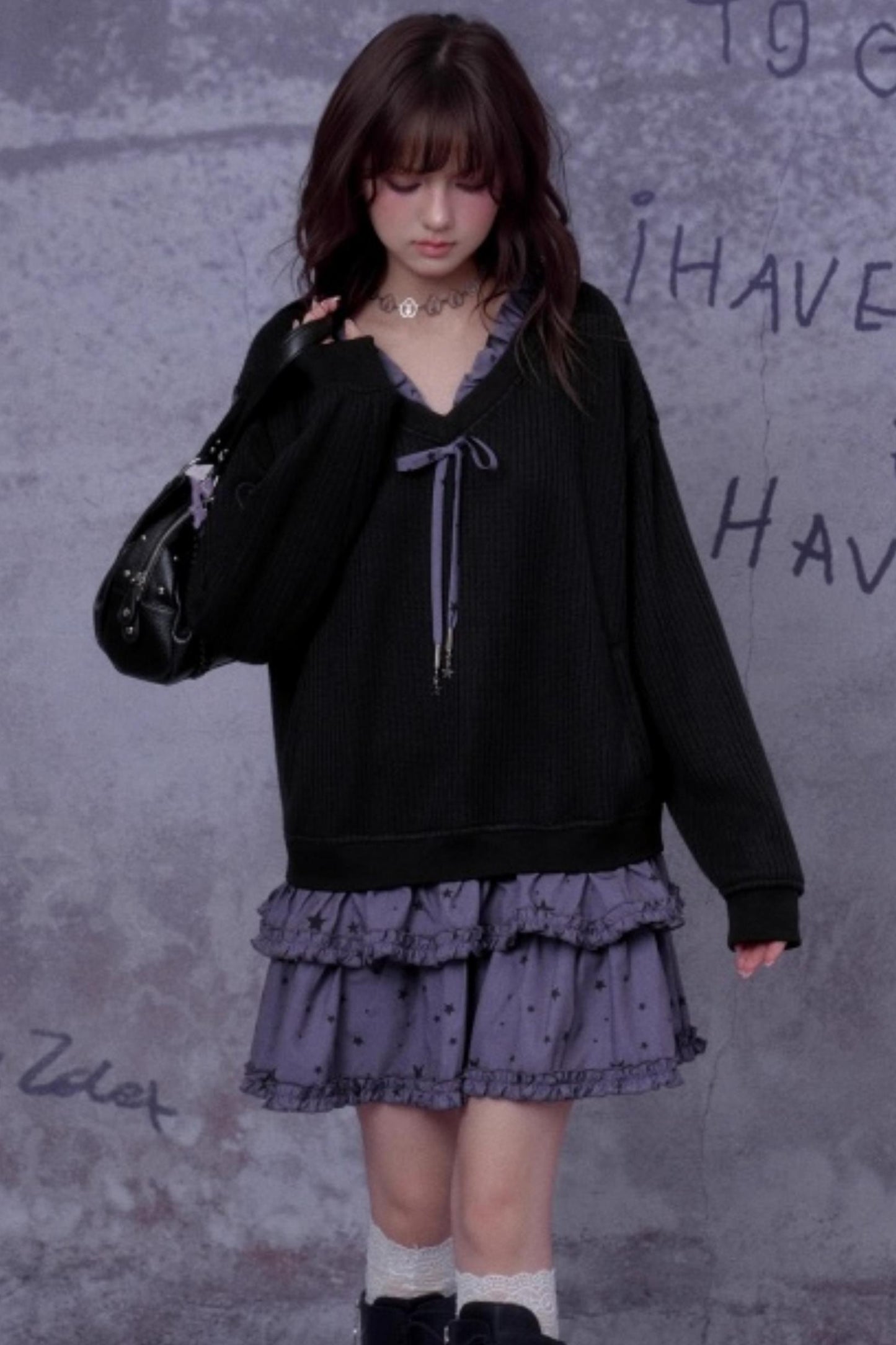 Patchwork Knitted Dress