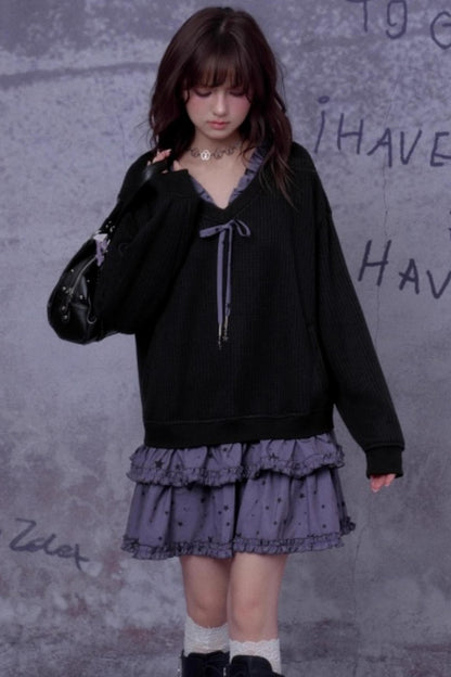 Patchwork Knitted Dress