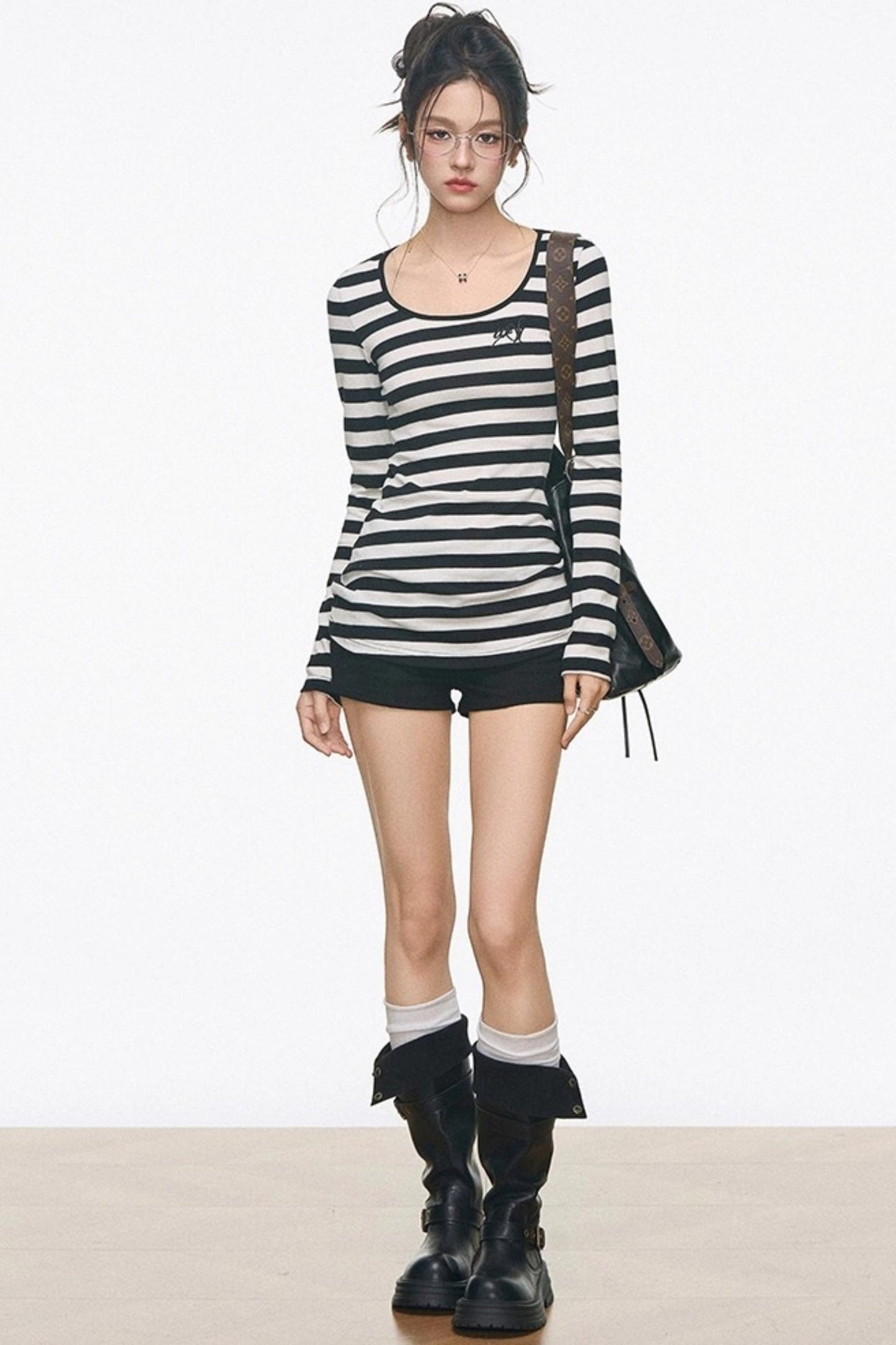 Irregular Knitted Mid-Length Cardigan Set-Up