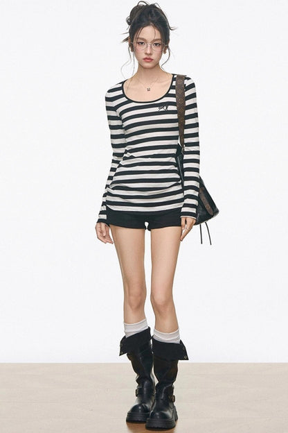 Irregular Knitted Mid-Length Cardigan Set-Up