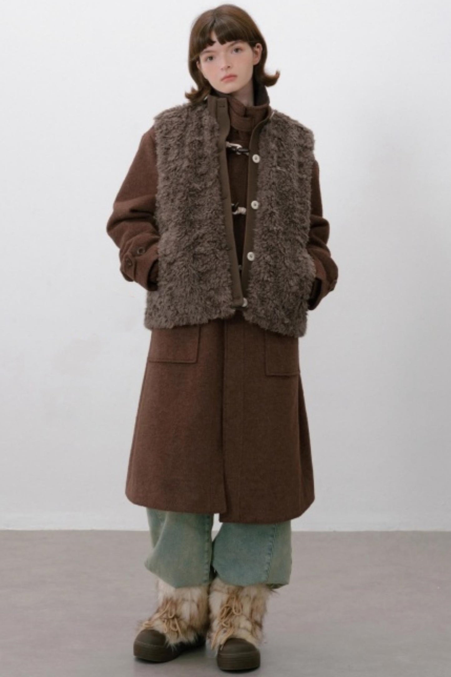 Strawberry Mousse Duffle Coat