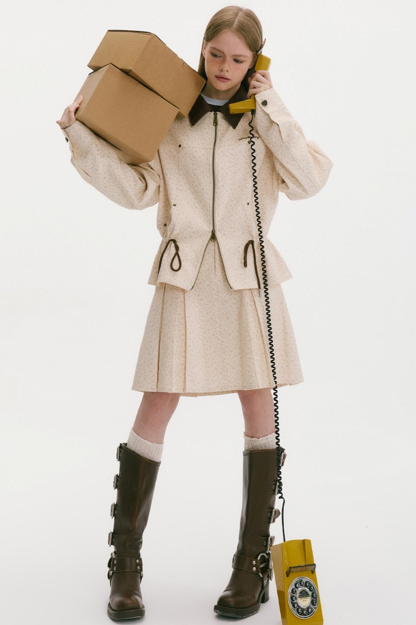 Wild Strawberry Drawstring Jacket