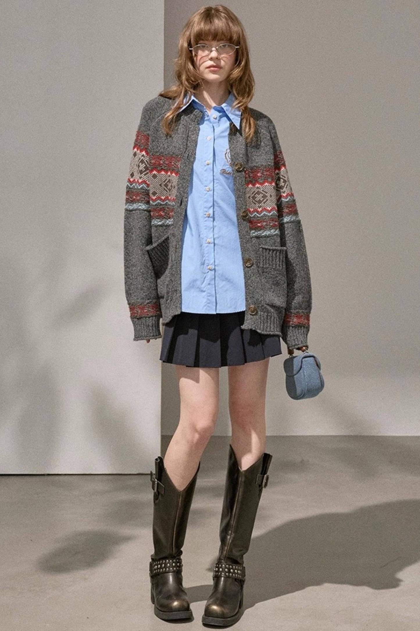 Atmospheric V-Neck Knitted Cardigan