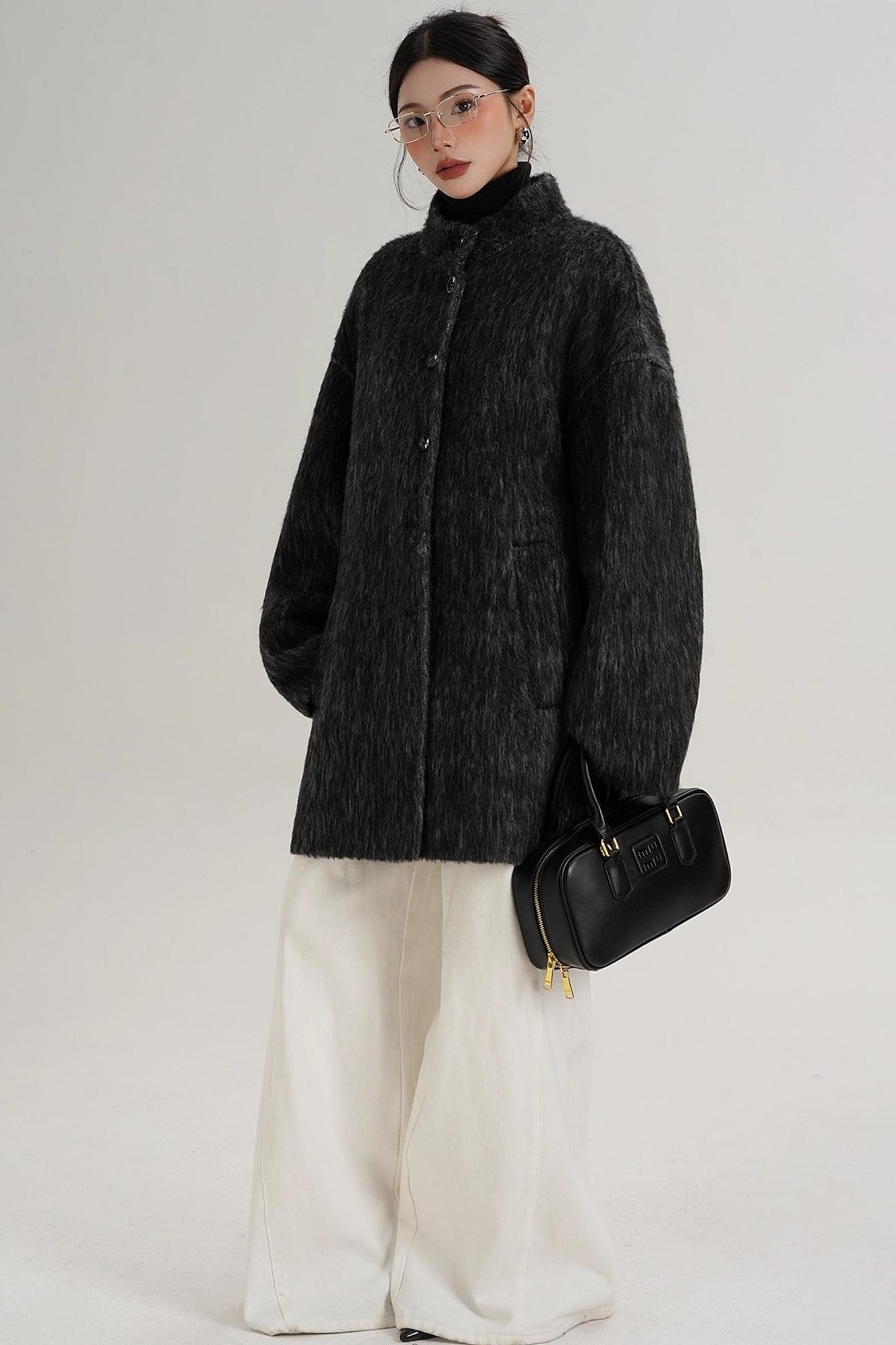 Elegant reversible Wool Coat