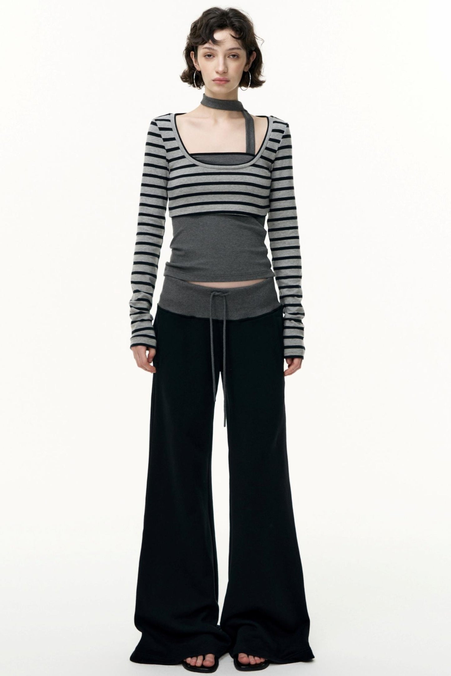 Salt Tea Polka Dot Striped Smock Set