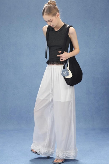 Breezy Bloom Wide-Leg Pants