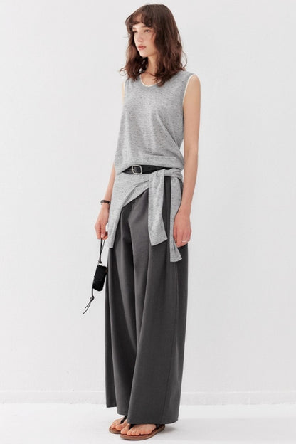 Wool Knit Cardigan Set-Up