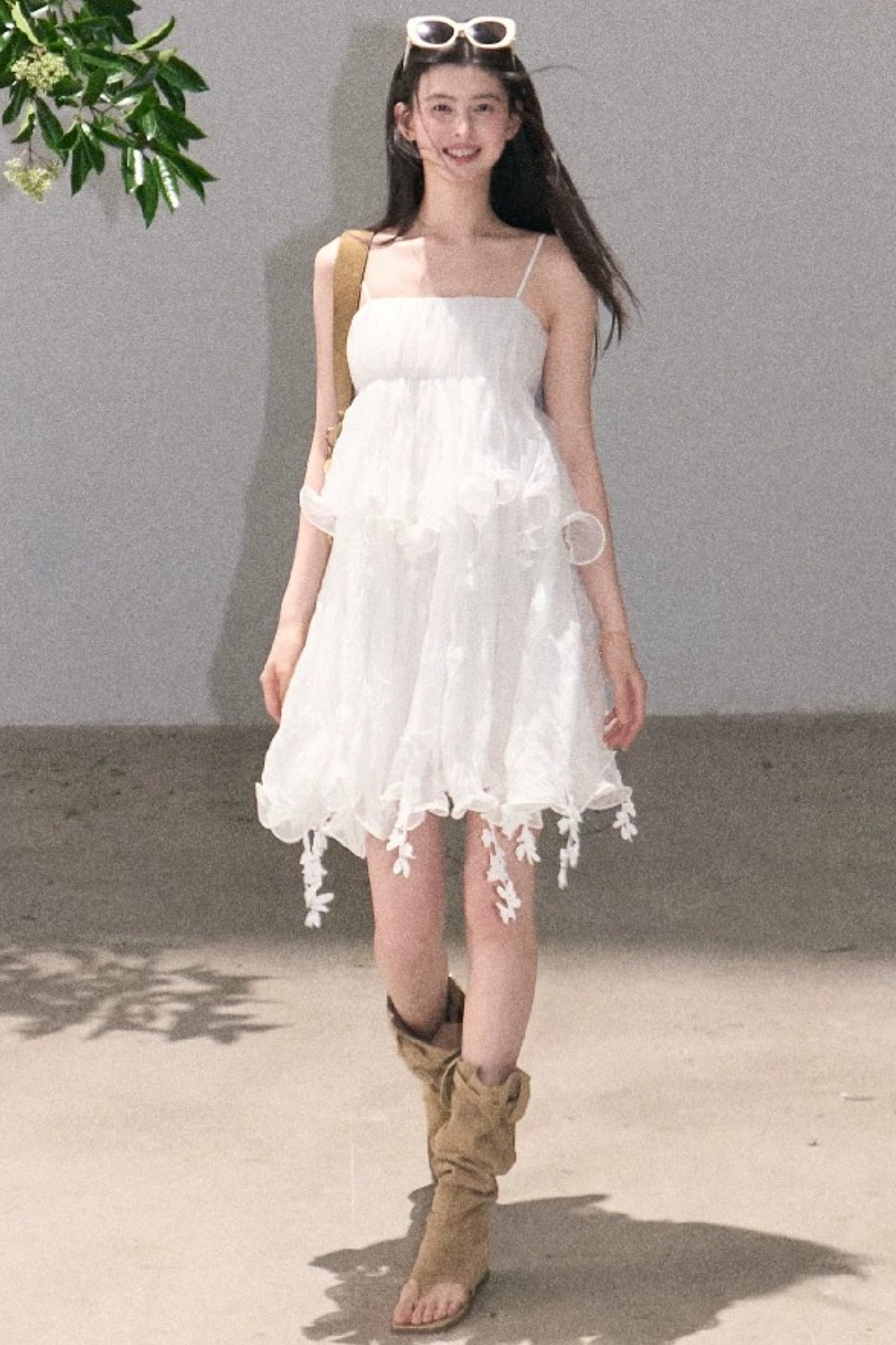 Mint Lace Spaghetti Strap Dress