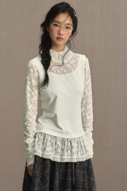 Lace Mesh Tee
